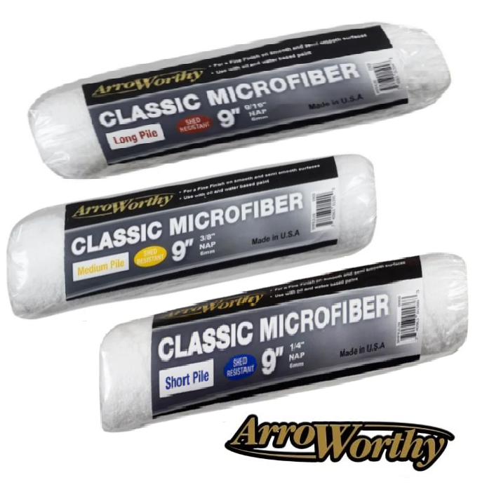 Arroworthy Classic Microfiber Paint Rollers