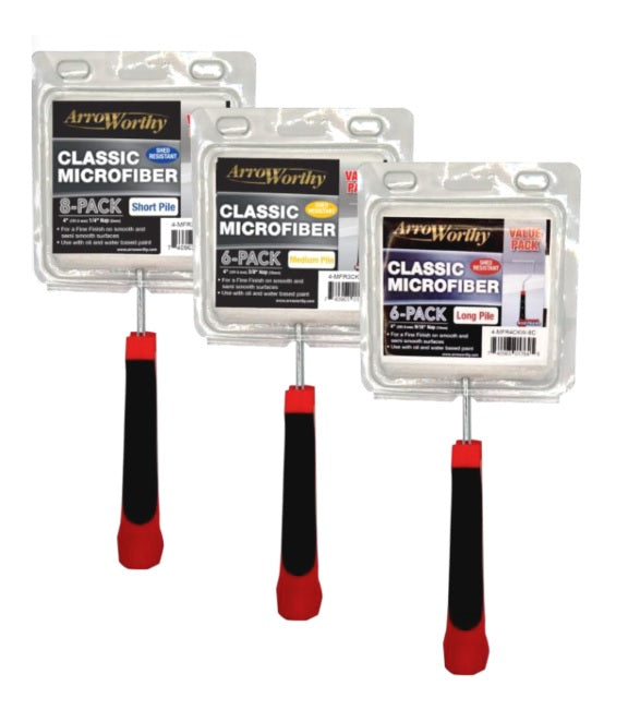 Arroworthy Classic 4" Inch Microfibre Value Packs + Mini Rod Style Frame