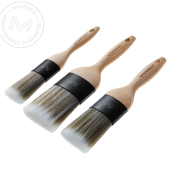 Coral Maverick Series X Paint Brush Set ( 3 Piece Set)