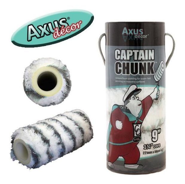 AXUS DECOR CAPTAIN CHUNK 9" INCH PAINT ROLLER SLEEVE - AXI/RO938XXL