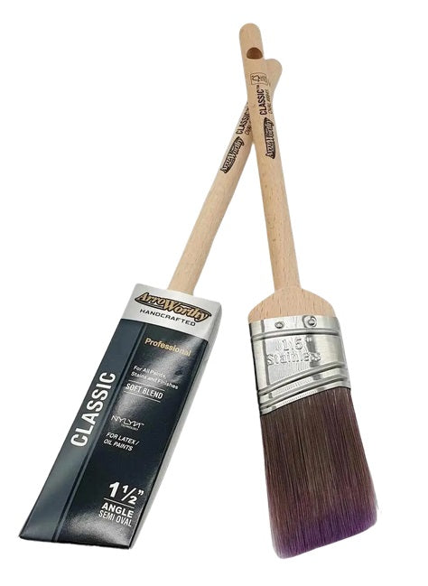 Arroworthy Classic Semi-Oval Paint Brush Set - Pencil Handle