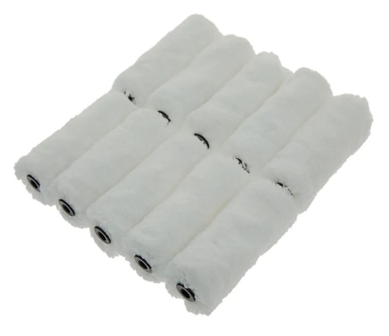 Coral Aspire 4" inch Mini Paint Roller Covers - 10 Sleeve Pack - 3 Sizes