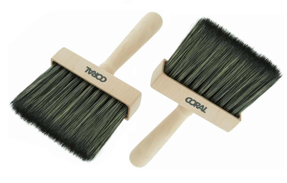 Coral Aspire Paint Dusting Brush with a Fine Synthetic Bristle Brush Head