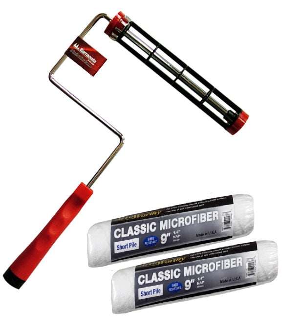 Arroworthy Barracuda 9" Inch Roller Frame + 2 Sleeves