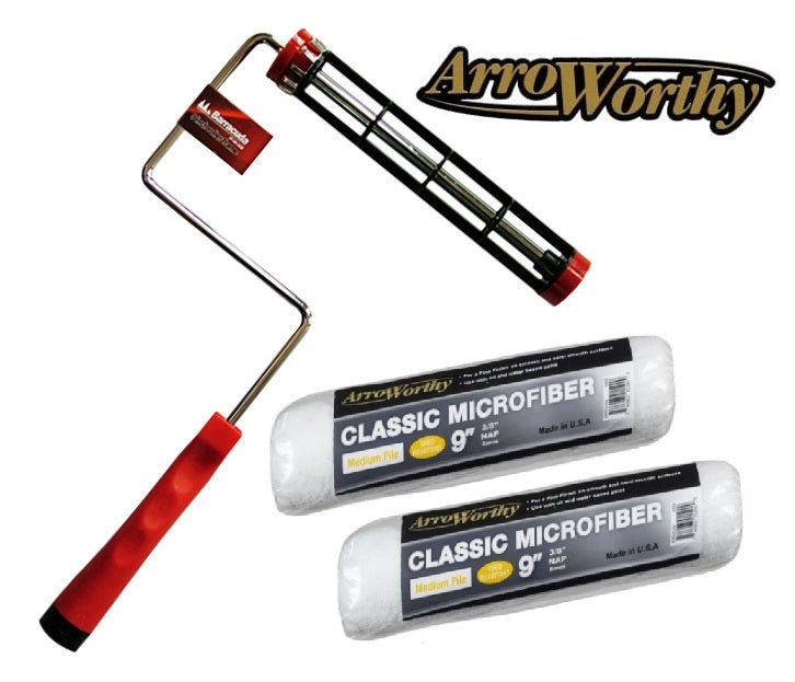 Arroworthy Barracuda 9" Inch Roller Frame + 2 Sleeves