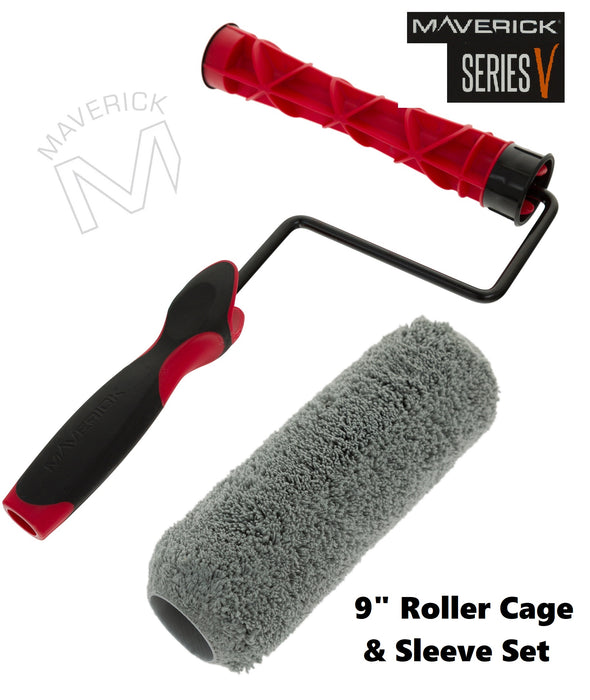 Maverick 9" Inch Roller Cage and Microfibre Sleeve Sets