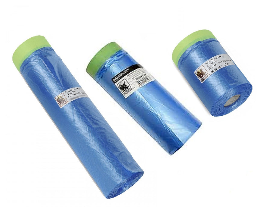 Indasa Pre-Taped Masking Cover Rolls - Various Sizes